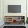HANAH HOME TV polica Revival 125 Oak - slika 1