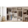 HANAH HOME Mat beli ormar Rb 115 (167RAB1194) - slika 3