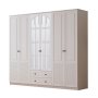 HANAH HOME Mat beli ormar Rb 115 (167RAB1194) - slika 4