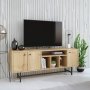 HANAH HOME TV polica Lucas Sapphire Oak - slika 2