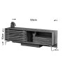 HANAH HOME TV polica Lulu 125 Oak - slika 5