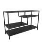 HANAH HOME TV polica Robbins - Black Anthracite - slika 4