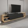 HANAH HOME TV polica Rhodes Oak Anthracite - slika 2