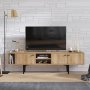 HANAH HOME TV polica Riena Sapphire Oak - slika 1