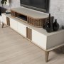 HANAH HOME TV polica Eylul - Cream - slika 4