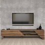 HANAH HOME TV polica Beril 2 Walnut - slika 3