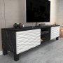HANAH HOME TV polica Lukas Black White - slika 3