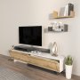 HANAH HOME TV polica Tammy White Oak - slika 3