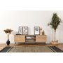 HANAH HOME TV polica Calvin Oak 180 - slika 1