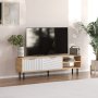 HANAH HOME TV polica Venus Sapphire Oak White - slika 2