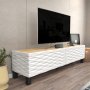 HANAH HOME TV polica Lerze Sapphire White - slika 2