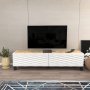 HANAH HOME TV polica Lerze Sapphire White - slika 1