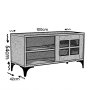 HANAH HOME TV polica Revival 100 White - slika 5