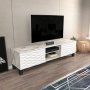 HANAH HOME TV polica Lukas Ephesus White - slika 2