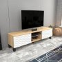 HANAH HOME TV polica Lukas Sapphire White - slika 2