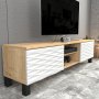 HANAH HOME TV polica Lukas Sapphire White - slika 3