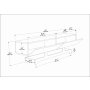 HANAH HOME TV polica Tera White - slika 5