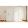 HANAH HOME Mat beli ormar Rb 185 06 (167RAB1192) - slika 2