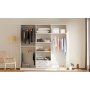 HANAH HOME Mat beli ormar Rb 185 06 (167RAB1192) - slika 3