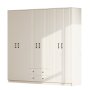 HANAH HOME Mat beli ormar Rb 185 06 (167RAB1192) - slika 4
