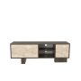HANAH HOME TV polica Monaco Walnut Travertine - slika 4