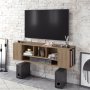 HANAH HOME TV polica Paldi Walnut - slika 1