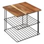FIVE FIVE UGAONA POLICA 24X24X24 METAL DRVO - slika 1
