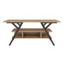 HANAH HOME TV polica Minerva Black Oak - slika 5