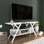 HANAH HOME TV polica Minerva White - slika 2