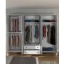 HANAH HOME Drveni beli ormar FRN 20011 - slika 4