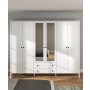 HANAH HOME Drveni beli ormar FRN 20011 - slika 1