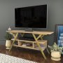 HANAH HOME TV polica Minerva Gold Oak - slika 3