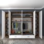 HANAH HOME Ormar orah bela boja BA133 3907 - slika 3