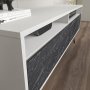HANAH HOME TV polica Flay White Black - slika 4
