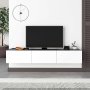 HANAH HOME TV polica Francy 180 Anthacite White - slika 3