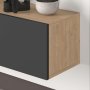 HANAH HOME TV polica Francy 180 Sapphire Oak Anthracite - slika 4