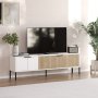 HANAH HOME TV polica Noah White Rattan - slika 2