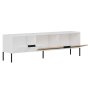 HANAH HOME TV polica Noah White Rattan - slika 4
