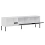 HANAH HOME TV polica Noah White Anthracite - slika 4