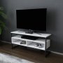 HANAH HOME TV polica Merrion Black White - slika 3