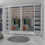 HANAH HOME Beli ormar BA133 3851 - slika 2