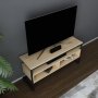 HANAH HOME TV polica Merrion Black Oak - slika 2