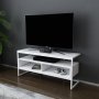 HANAH HOME TV polica Merrion White - slika 3