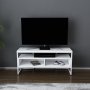 HANAH HOME TV polica Merrion White - slika 1