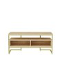 HANAH HOME TV polica Merrion Gold Oak - slika 4
