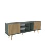 HANAH HOME TV polica Ekvador Light Brown Green - slika 4