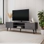 HANAH HOME TV polica Brendon Anthracite - slika 2