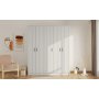 HANAH HOME Beli mat ormar Rb 185 04 - slika 2