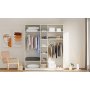 HANAH HOME Beli mat ormar Rb 185 04 - slika 3