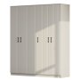 HANAH HOME Beli mat ormar Rb 185 04 - slika 4